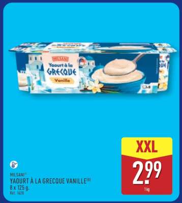 MILSANI YAOURT À LA GRECQUE VANILLE