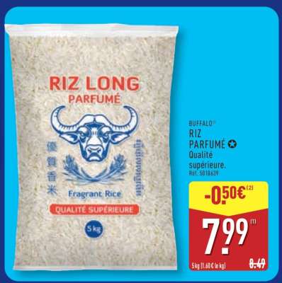 BUFFALO RIZ PARFUMÉ