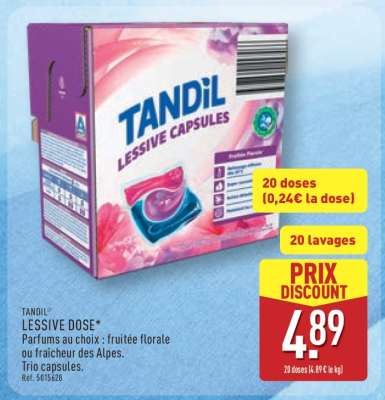 TANDIL LESSIVE DOSE