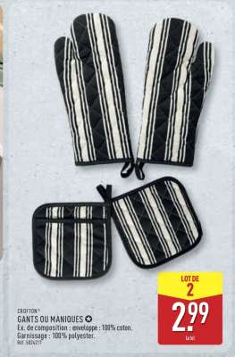 GANTS OU MANIQUES