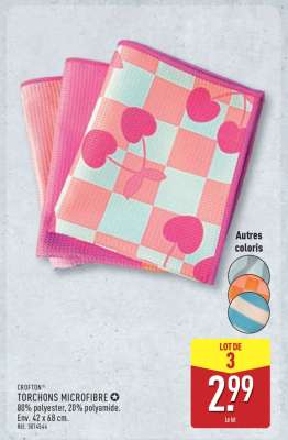 CROFTON® TORCHONS MICROFIBRE