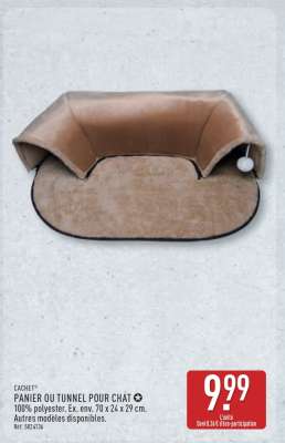 CACHET® PANIER OU TUNNEL POUR CHAT
