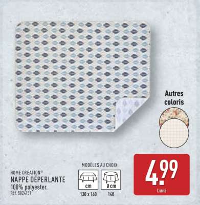 NAPPE DÉPERLANTE