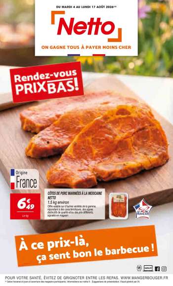 Catalogue Netto - 04/08/2026 - 17/08/2026.