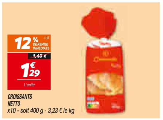 CROISSANTS NETTO