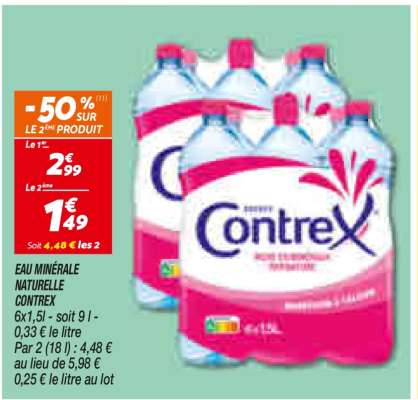 Eau Minérale Naturelle Contrex