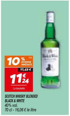 Scotch Whisky Blended Black & White