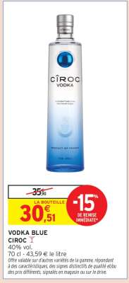 Vodka Blue Ciroc