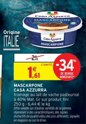 MASCARPONE "CASA AZZURRA"