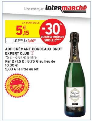AOP Crémant Bordeaux Brut Expert Club