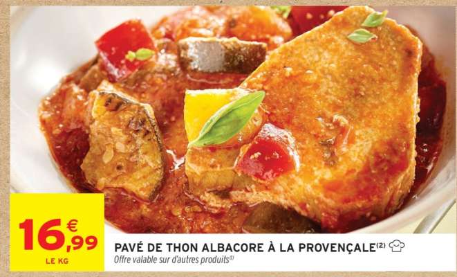 Pavé de Thon Albacore à la Provençale