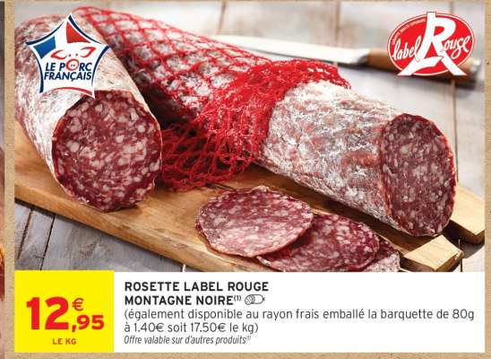 Rosette Label Rouge Montagne Noire