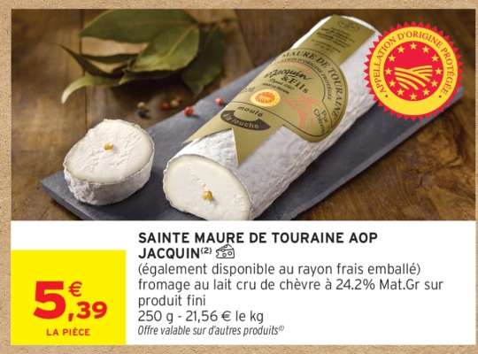 SAINTE MAURE DE TOURAINE AOP JACQUIN