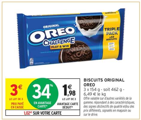 Biscuits Original Oreo