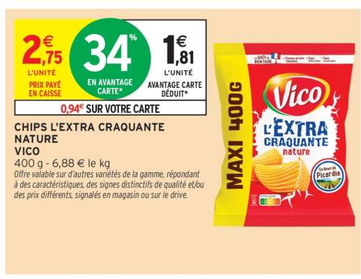 CHIPS L'EXTRA CRAQUANTE NATURE