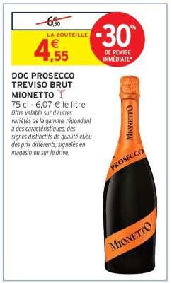 DOC PROSECCO TREVISO BRUT MIONETTO