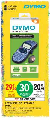 Étiqueteuse LetraTag DYMO