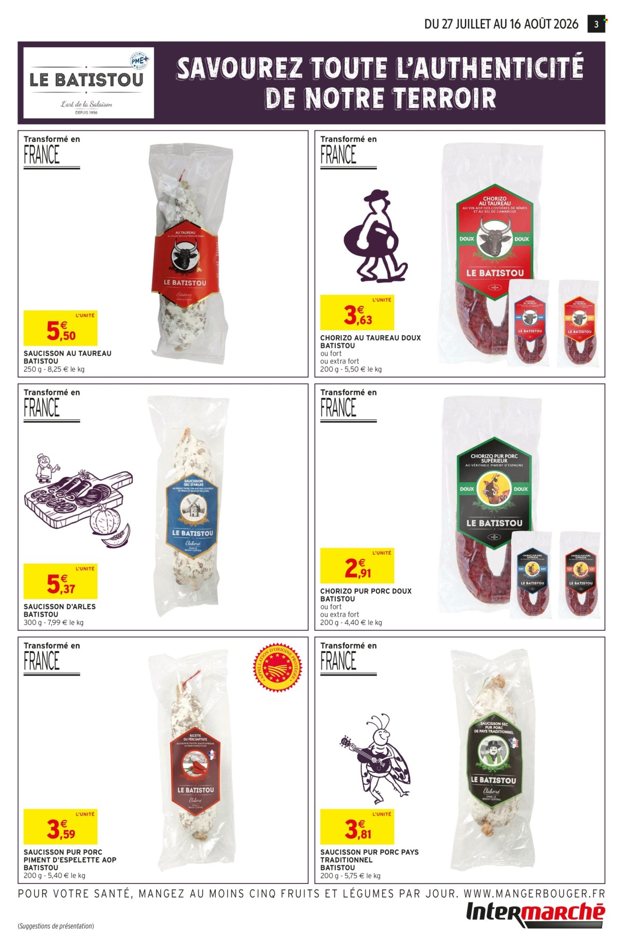 Catalogue Intermarché Super - 27/07/2026 - 16/08/2026. Page 3