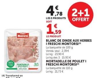 BLANC DE DINDE AUX HERBES I FRESCHI MONTORSI