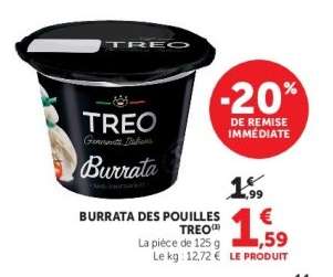 BURRATA DES POUILLES TREO