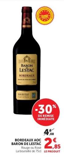 BORDEAUX AOC BARON DE LESTAC