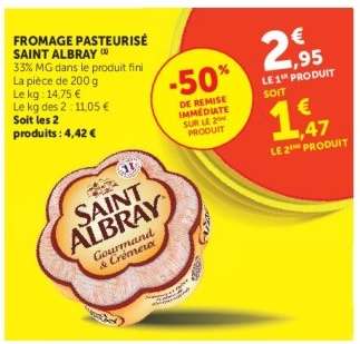 FROMAGE PASTEURISE SAINT ALBRAY