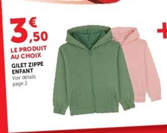 Gilet Zippé Enfant