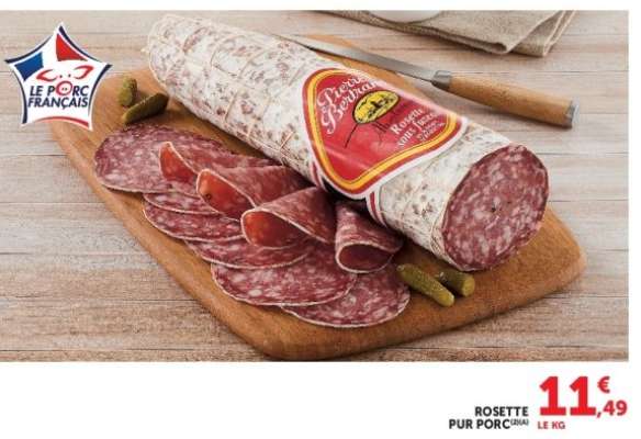 Rosette pur porc