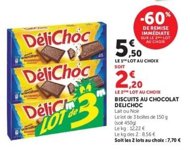 Biscuits au chocolat "DéliChoc"