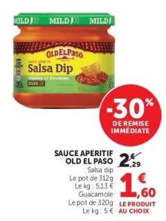 SAUCE APERITIF OLD EL PASO