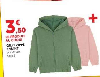 Gilet Zippé Enfant