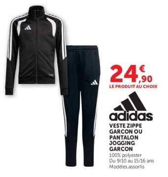 Veste zippée garçon ou pantalon jogging garçon