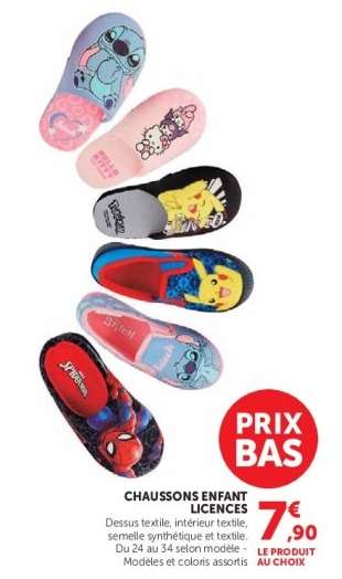 Chaussons Enfant Licences