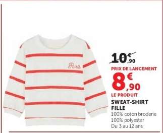 SWEAT SHIRT FILLE