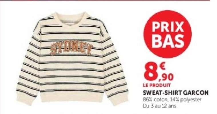 Sweat-shirt garçon
