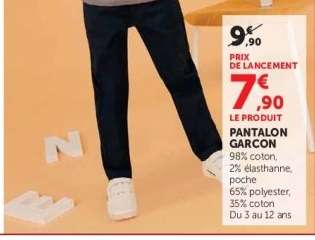Pantalon garçon