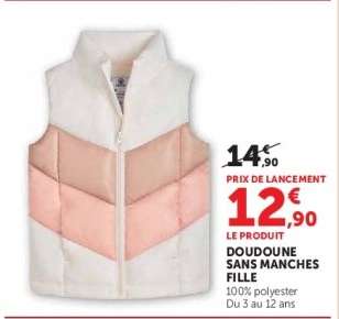 DOUDOUNE SANS MANCHES FILLE