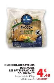 GNOCCHI AUX SAVEURS DU MAQUIS LES PÂTES FRAICHES COLOMBA