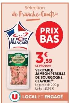 VERITABLE JAMBON PERSILLE DE BOURGOGNE CLAVIERE