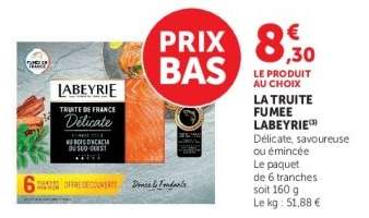 LA TRUITE FUMÉE LABEYRIE