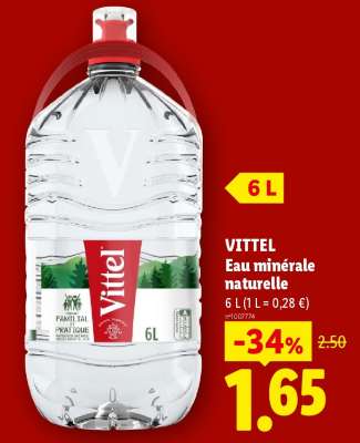 VITTEL EAU MINÉRALE NATURELLE