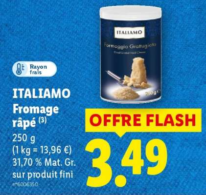 ITALIAMO Fromage râpé
