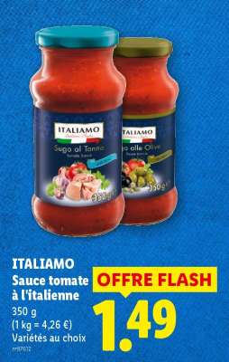 ITALIAMO Sauce tomate à l'italienne