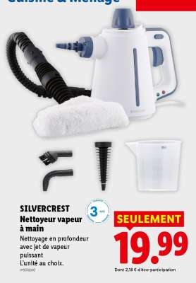 Silvercrest Nettoyeur vapeur à main