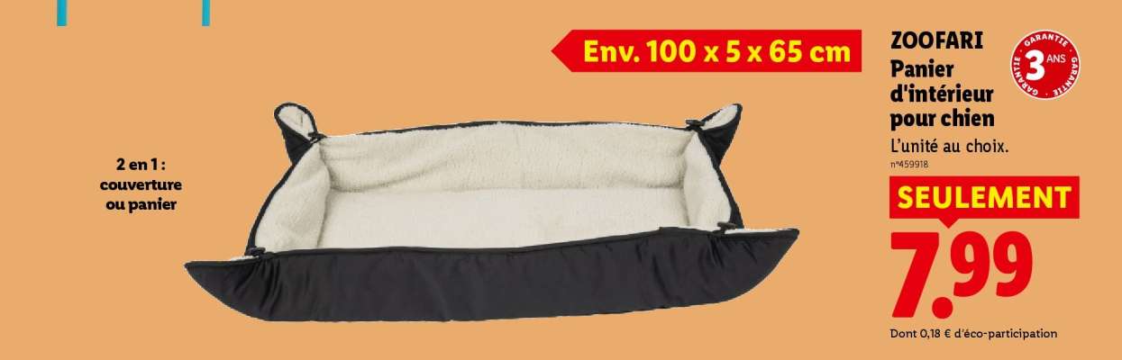 ZOOFARI Panier d'intérieur pour chien