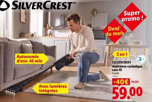 SilverCrest Aspirateur cyclonique sans fil