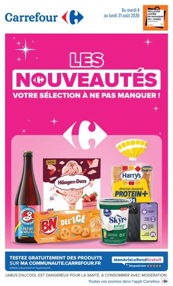 Catalogue Carrefour Hypermarchés - 04/08/2026 - 31/08/2026.