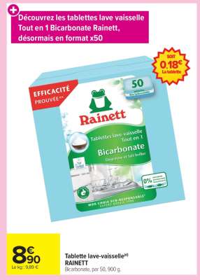 Rainett Tablette lave-vaisselle