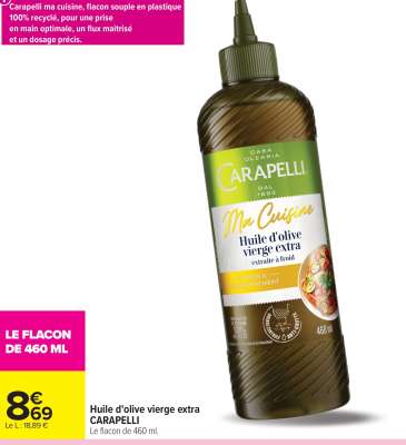 HUILE D'OLIVE VIERGE EXTRA "CARAPELLI"