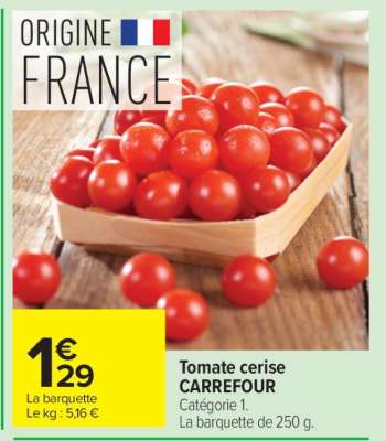 Tomate cerise CARREFOUR